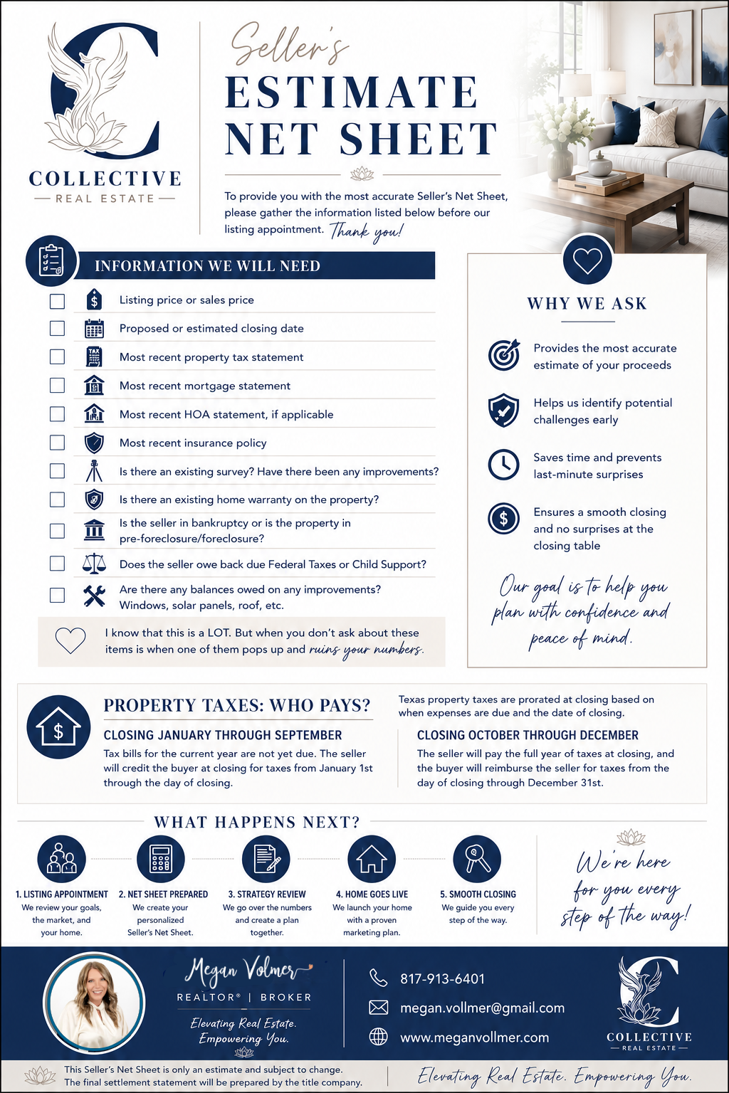 Seller's Estimate Net Sheet